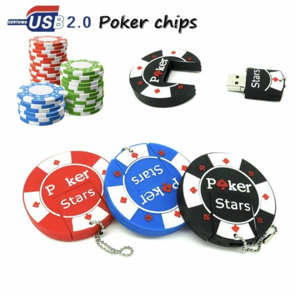 USB stick poker chip