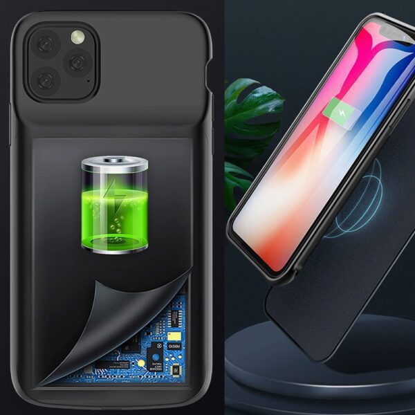 trendbaron iPhone battery case smart battery management 5000 mah power bank protection case iPhone 5 6 7 8 x XS XR 11