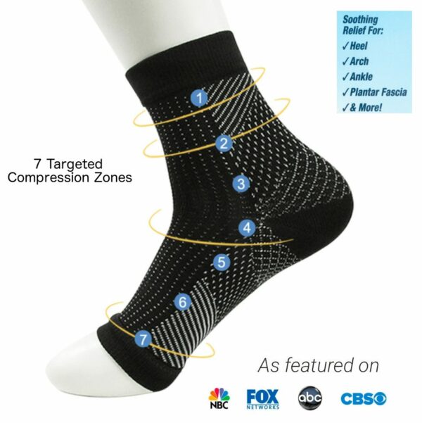 best rated foot compression socks sleeves plantar fasciitis