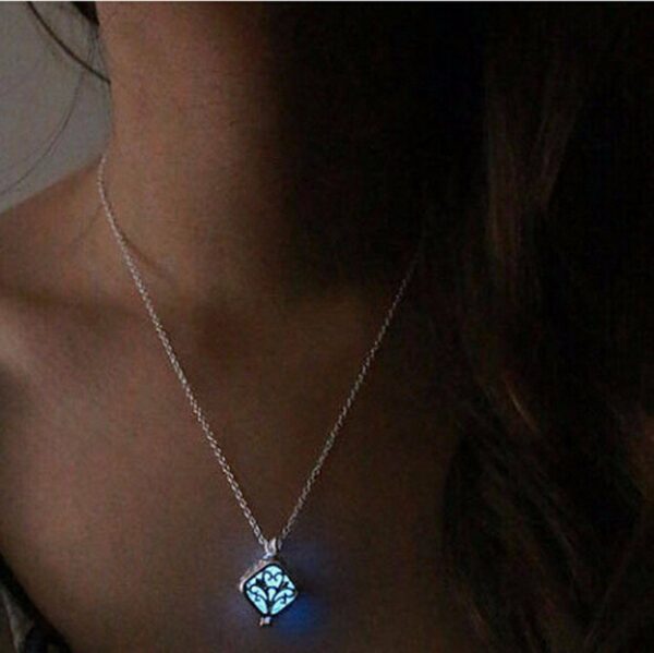 glowing tree of life necklace