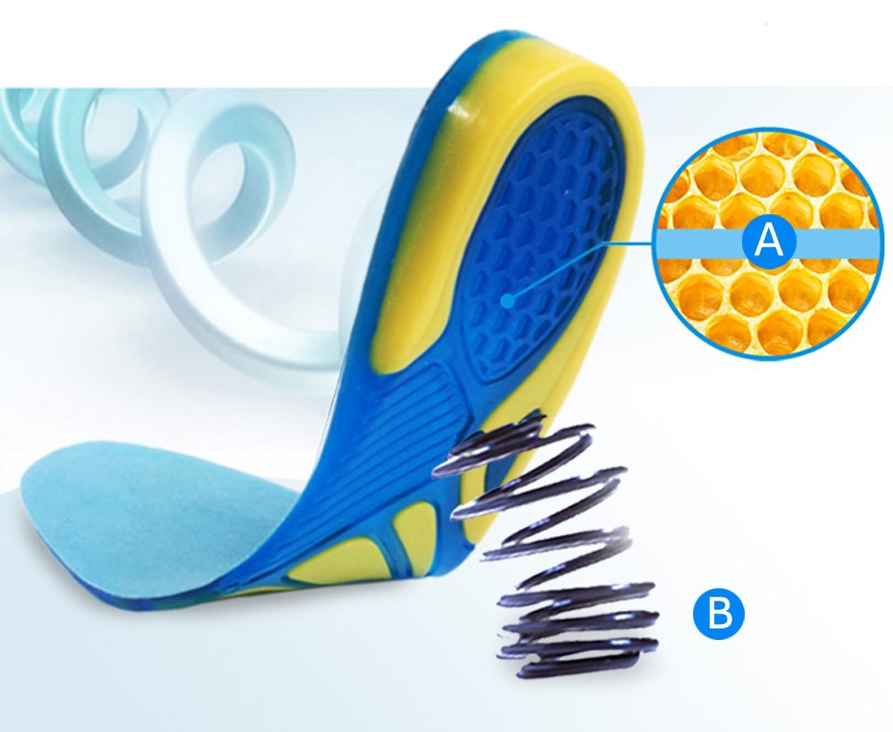 honeycomb silicone gel insoles