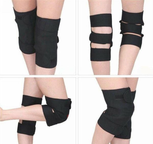 one pair magnetic therapy knee pads support compression