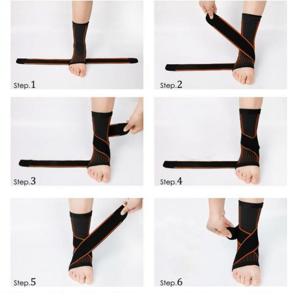 how to wear an ankle brace
