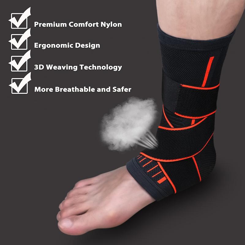 breathable air knit ankle brace