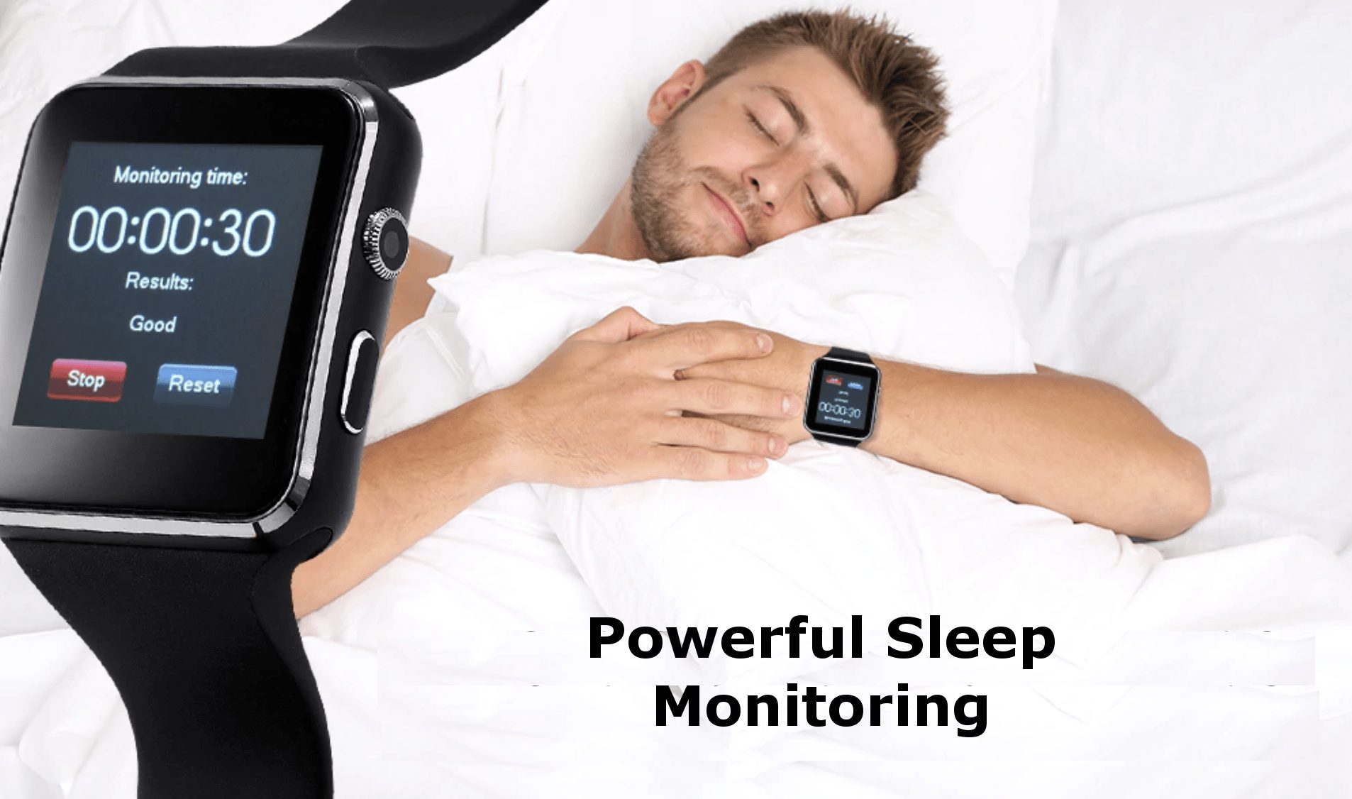fitness and health smartwatch sleep tracking