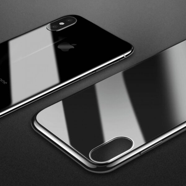 belle coque invisible pour iPhone avec verre véritable