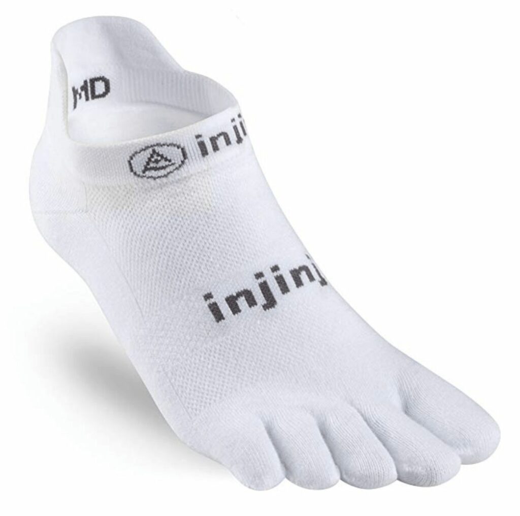 Injinji Run 2.0 Lightweight No-Show Toe Socks