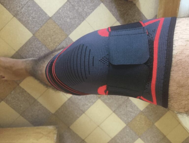 Reseña fotográfica de la rodillera Painless Knee Wrap Brace