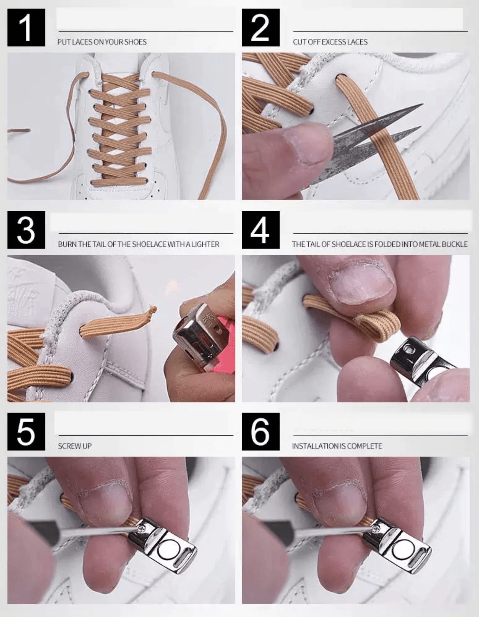 no-tie shoelaces magnetic tying shoelaces how to install