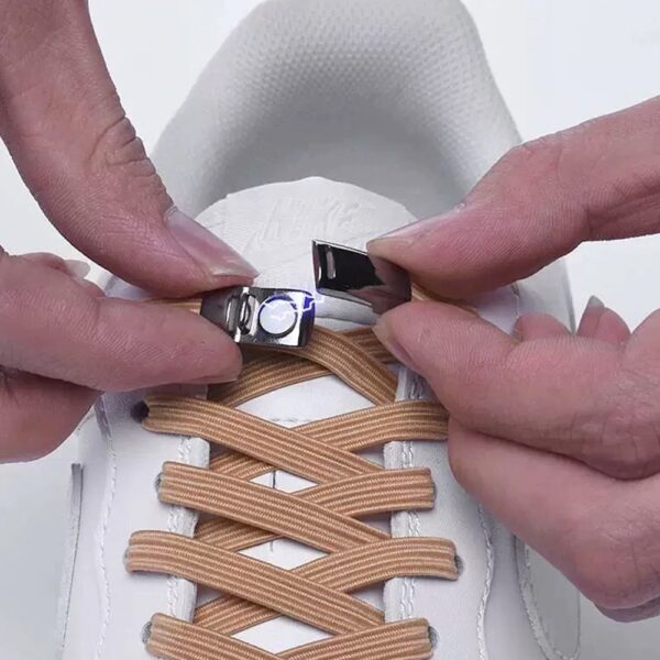 magnetic no-tie shoelaces time saver metal trendbaron