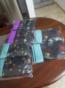 Chaussettes de compression graduée colorées 3 paires - 20-30 mmHg avis photo