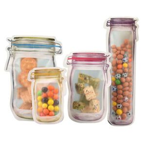 mason jar food storage zipper bag food saver reusable waterproof