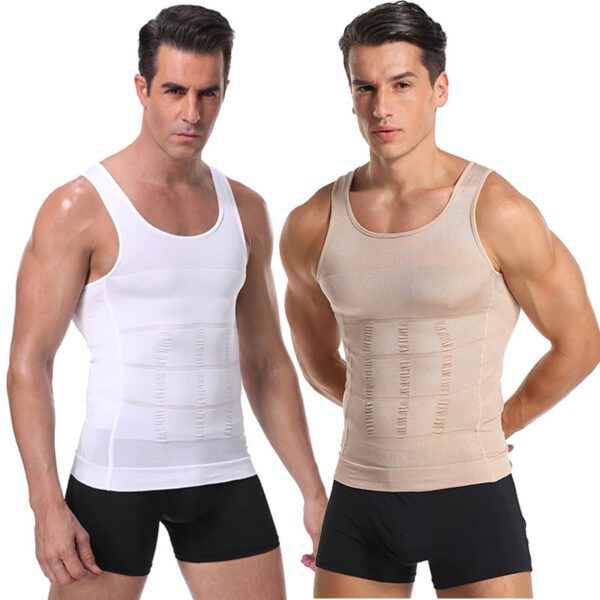 body shaper shirt for men tummy slimming weight loss invisible toning