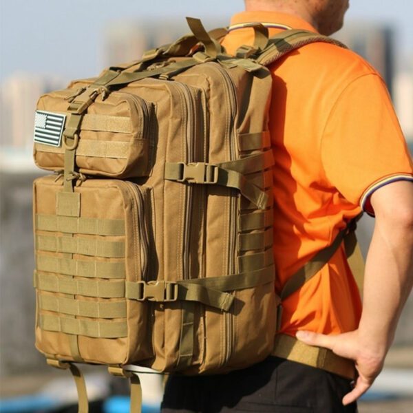 mochila militar multiusos escuela trabajo viajes camping senderismo pesca caza impermeable