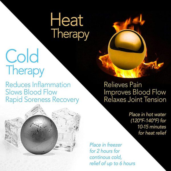 ice heat therapy massage roller cryotherapy trigger points massage