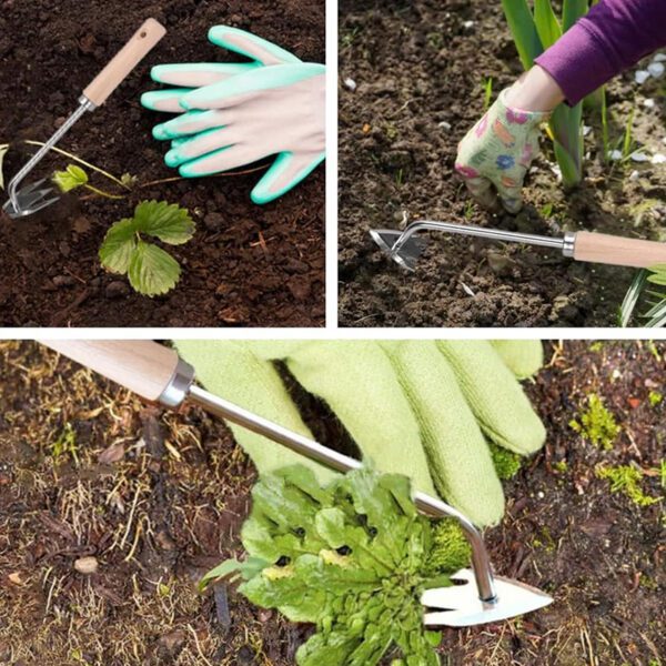garden guardian ultimate weeding tool desherbador manual eliminación de malas hierbas